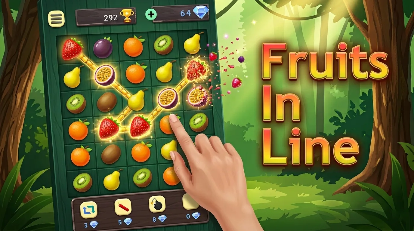 Fruits in Line
